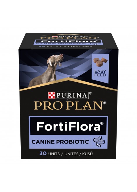 Дъвчащи таблетки Purina Pro Plan Veterinary Diets Canine Fortiflora - Пробиотик за Кучета, при стомашни разтройства и дисбаланс на чревната микрофлора