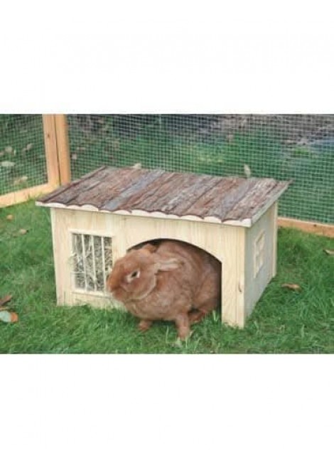 Къща Nature Kerbl 42 × 34,5 × 27 см с посгавка за сено