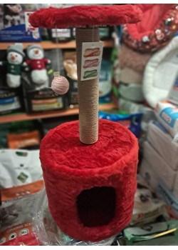 Драскало котка с къщичка за спане