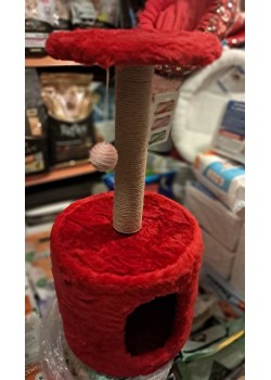 Драскало котка с къщичка за спане