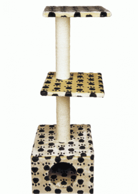 Катерушка за котки на 3 етажа с хралупа .