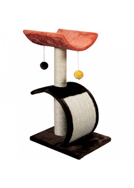 КАТЕРУШКА 40X30X74CM - ОРАНЖЕВО И КАФЯВО