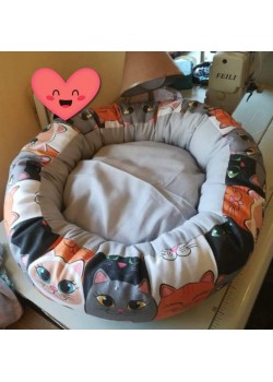 Меко  легло за коте  50см