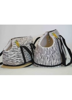 Пътна чанта от плат зебра
