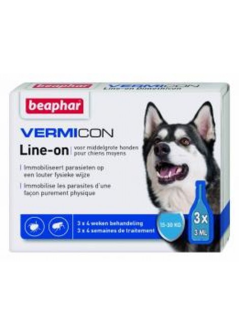 Противопаразитен препарат - Спот он Vermicon Високоефективен, Без инсектицид от Beaphar, Холандия