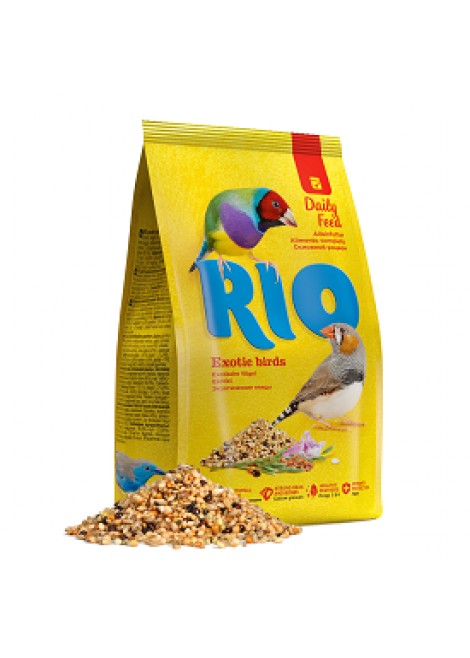 RIO Daily feed for exotic birds - Пълноценна ежедневна храна за екзотични птици 500 гр RIO Daily feed for exotic birds - Пълноценна ежедневна храна за екзотични птици 500 гр