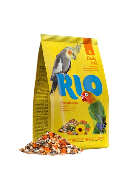 RIO Daily feed for parakeets - Пълноценна ежедневна храна за средни папагали 500 гр